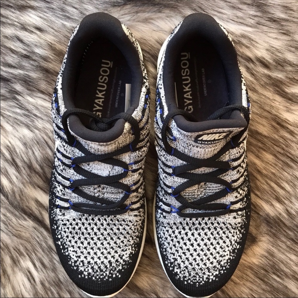 NWT Nike Gyakusou Lunarepic Flyknit Oreo - Picture 5 of 8